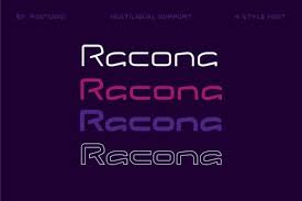 Racona Font preview